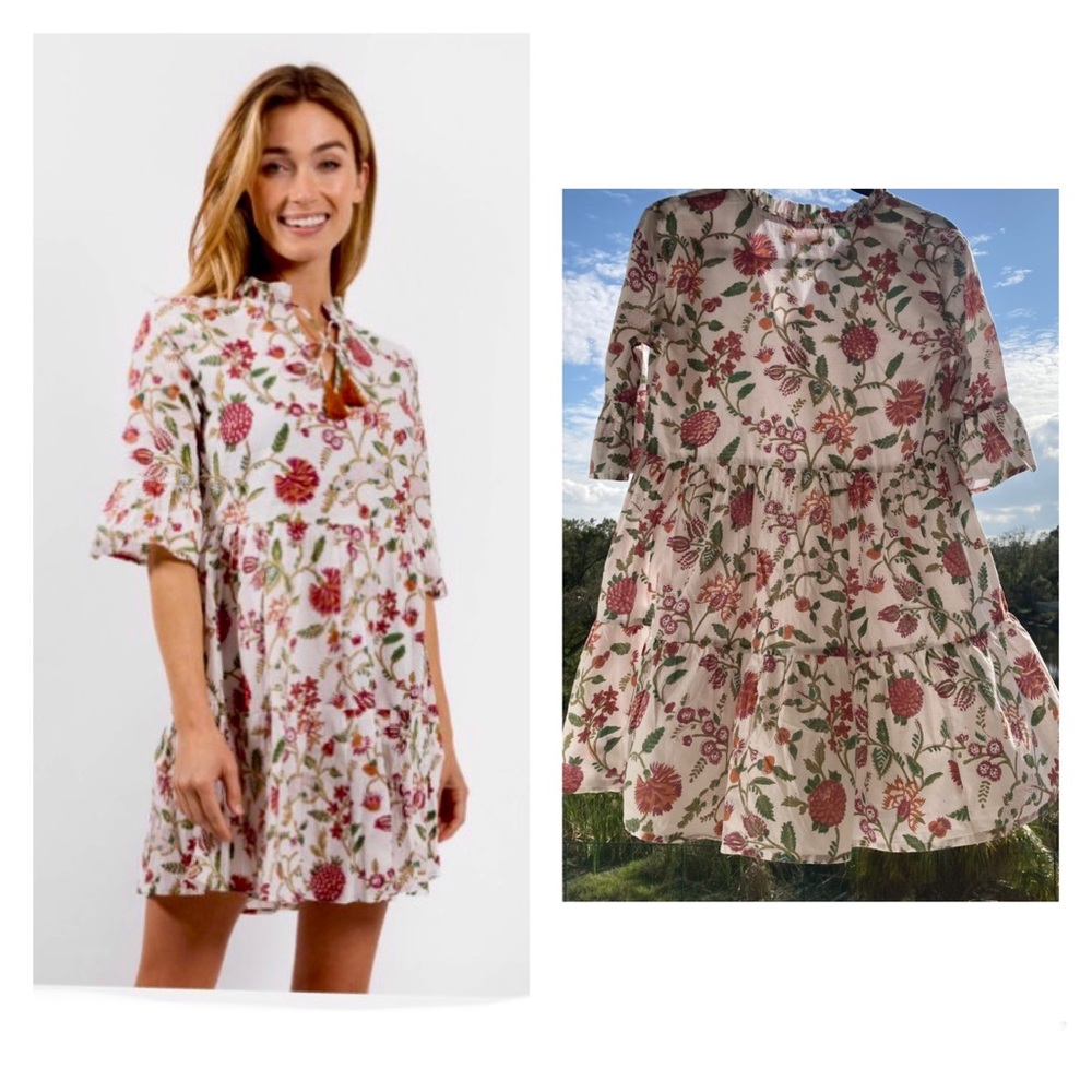 JUDE CONNALLY
Maria Dress - Wildflower Field White Cotton Sz XS